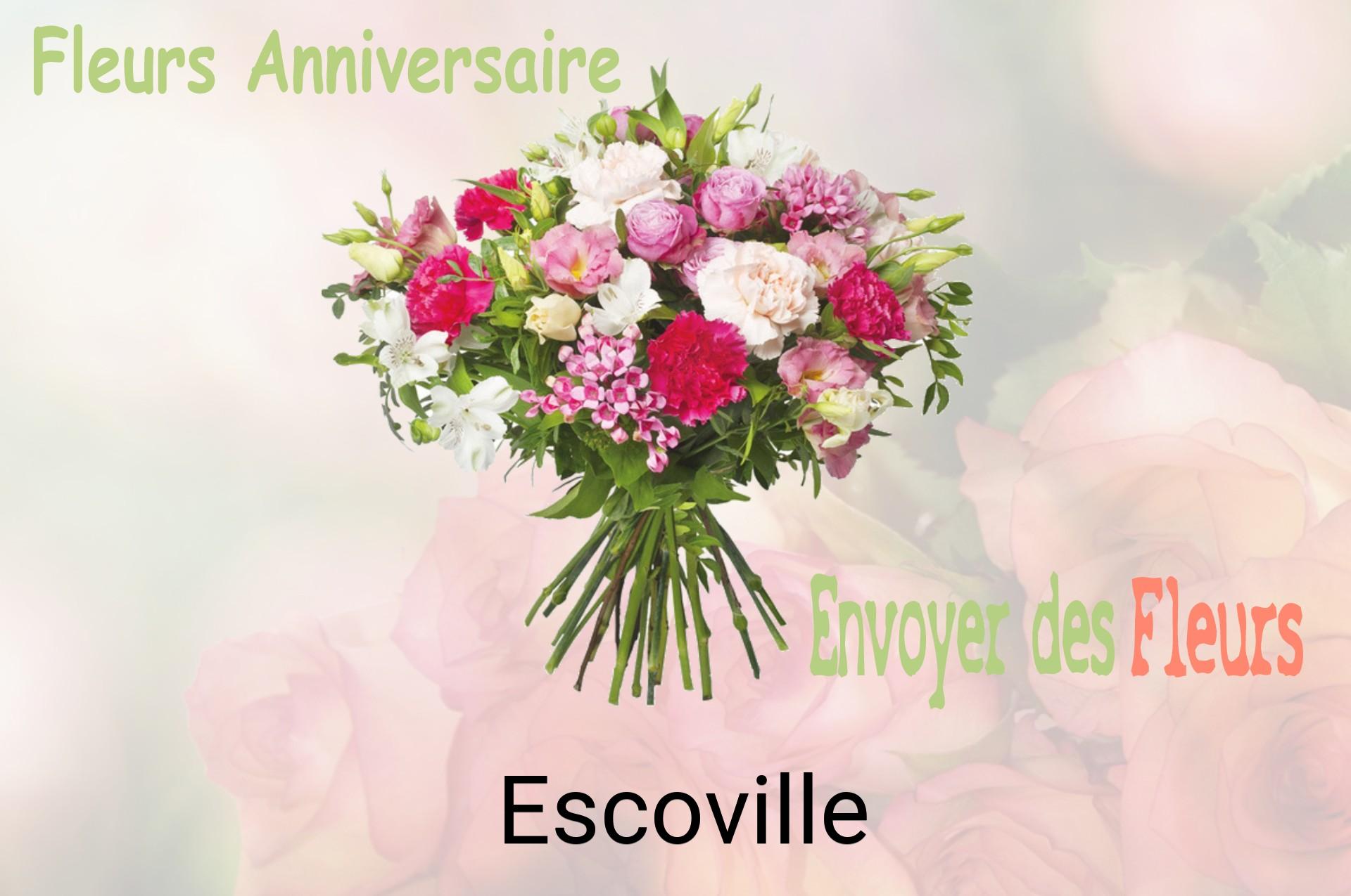 Bouquet de fleurs d’anniversaire livré à Escoville