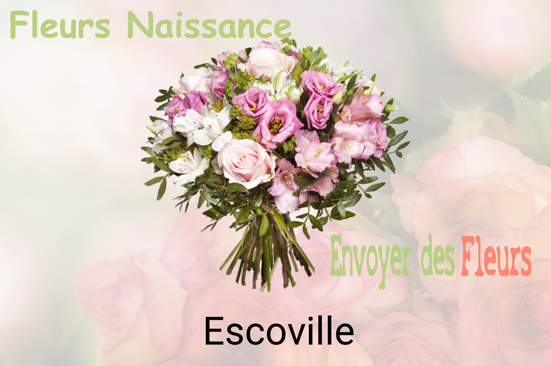 Bouquet de fleurs de naissance livré à Escoville
